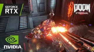 DOOM Eternal &ndash; UNREAL Speedrunner Gameplay | 4K RAY TRACING, NVIDIA DLSS, on GeForce RTX 3080 Ti