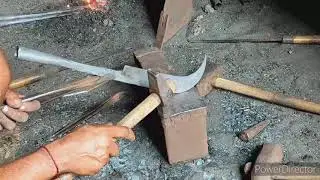 Making Billhook {दाव}// Indian knife  #dagger knife #billhook