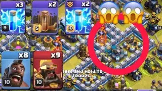 Queen Charge TWIN hog attacks । Best TH13 Attack Strategies