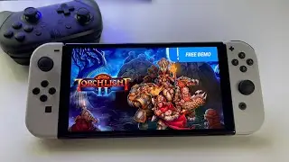 Torchlight II 4 min Review | Switch OLED handheld gameplay