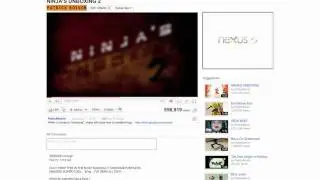 Youtube Takeover Google Nexus S Ninja's Unboxing 2