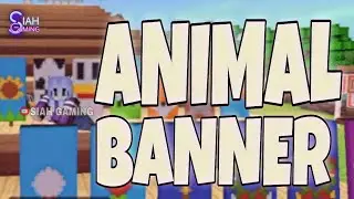 Animal Banners | minecraft tutorial | crafting and building