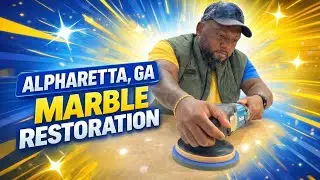 Dull Marble to Glass-Like Shine ✨ Kitchen Countertop Restoration | Alpharetta GA