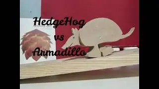 Ramp toys Race Hedgehog vs Armadillo