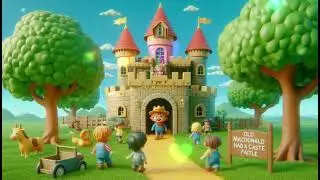 🏰🎶 Old MacDonald Had a Castle | Royal Fun with Animals and Knights! 👑🐴
