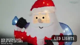 Christabelle 81cm Christmas Santa Display with Lights