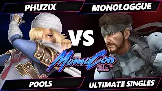 MomoCon 2025 - Phuzix (Sheik) Vs. monologgue (Snake) Smash Ultimate - SSBU