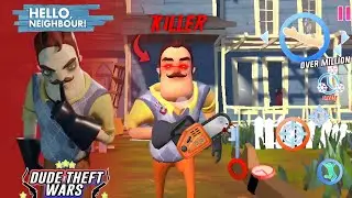 Neighbor Horror 😱‼️ - Dude Theft Wars Exe - Dude Theft Wars Funny Moments #6 - ApKim Gaming