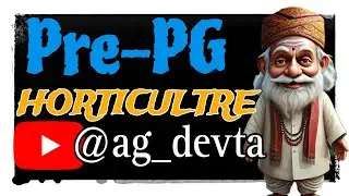 332. INTRODUCTION HORTICULTRE ||PART-12  #pre_pg_horticultre