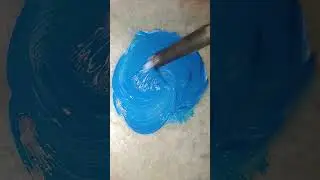 White and Blue Color Mixing | Beautiful Shades | Satisfying Art Shorts