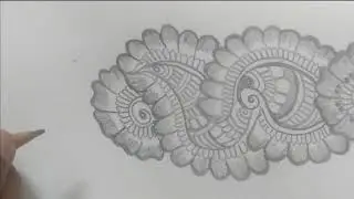 Pencil Mehndi Masterpiece Creating Beauty Stroke by Stroke || Saira Mehdi Guru