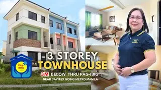 Murang Bahay sa Cavite 3-STOREY TOWNHOUSE in Golden Horizon