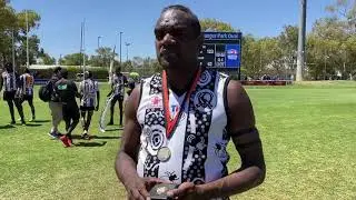 Central Desert Regional Council Division 2 Grand Final The Sid Anderson Medallist  Liam Jurrah