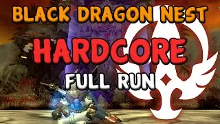 (Hardcore) Black Dragon Nest - Moonlord POV Full Run ~ ! - Dragon Nest