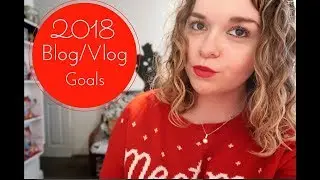 2018 BLOGGING & YOUTUBE GOALS | THE 12 DAYS OF BOOKMAS