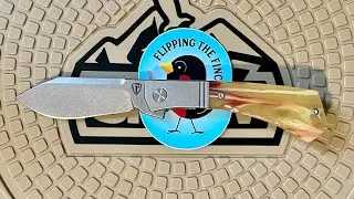 Full knife review of the Finch Stray Dog. Crazy unique resin scales on this one! 