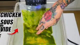 Sous Vide Chicken & Egg at 62&deg;C &mdash; Fine Dining Precision with Saffron & Mustard Greens