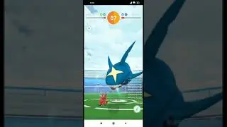 Pokemon Go Sharpedo poison fang solo vs 6 unique bug - cloudy boost