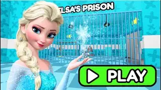 ❄️ELSA PRISON RUN 🎀#roblox #robloxgames #gaming #barryprisonrun #barryroblox #squidgame #kuromi #fyp