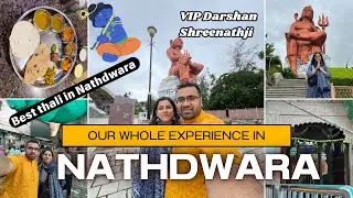 SHRINATHJI NATHDWARA VIP Darshan || Shopping Vlog || Had the best thali in NATHDWARA || Day 1 Vlog