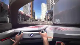 BMW Vision Next 100 driving