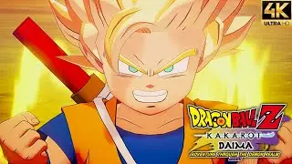 Dragon Ball Z Kakarot DAIMA Part 1 - All Transformations, Supers & Ultimate Attacks (4K 60FPS)