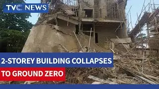 (VIDEO) Lasema Confirms Two - Story Building Collapse To Ground Zero