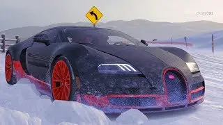 Forza Horizon 3 - Bugatti Veyron on SNOW