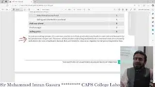 manufacturing account 3