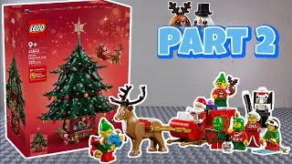 LEGO 41843 Family Christmas Tree Speed Build [Part 2]