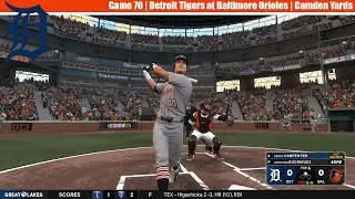 MLB The Show 25 | Detroit Tigers at Baltimore Orioles | Game 70