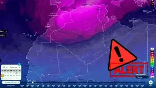 Alert ⚠️ Storms, heavy snow and floods expected on Algeria, Morocco and Tunisia