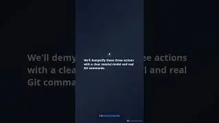 Commit vs push vs pull (in 20 seconds)