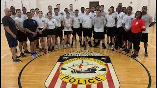 Columbus Police & Columbus Fire Cadets Team Up To Work Out!