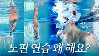 몸치 프리다이버의 노핀 도전기💥연습만이 살길.. (ft.노핀을 좋아하는 이유)