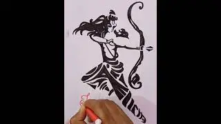 Ram Navami drawing/Lord Rama drawing/Rama Drawing/ Ramji Easy drawing/Ram navmi easy drawing #shorts