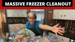 No Spend Freezer Clean out | Prepper Pantry and Fridge Clean Out