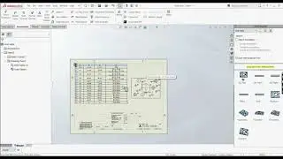 Solidwork Tutorial - Hole table