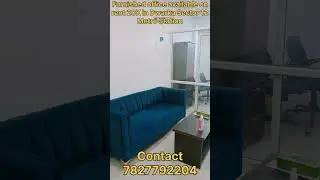 Furnished office available on rent 20k in Dwarka sector 12 metro station 📱 7827792204