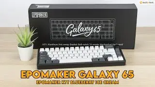 Epomaker Galaxy 65 - Sound Test (KTT Blueberry Ice Cream)