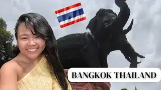 I explore Erawan Museum in traditional Thai clothing in Bangkok, Thailand 🇹🇭
