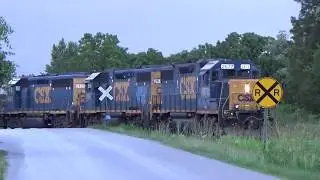 CSX Geep Trio! CSX 2672 Finishes Working International Paper on 6/19/19