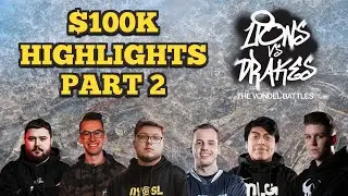 $100,000 LIONS VS DRAKES WARZONE 2 TOURNAMENT HIGHLIGHTS - PART 2
