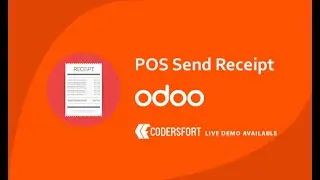 How to  send receipts to customers in odoo | odoo POS Backend Receipt | POS Backend Receipt Report