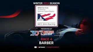 BMWCCA NCC Sim Racing 2024 WINTER SEASON / RACE 4 BARBER