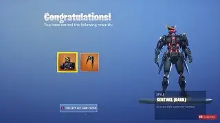 New SENTINEL (DARK) STYLE SKIN & BACK BLING in Fortnite!