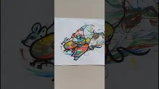 best thread painting idea#shorts