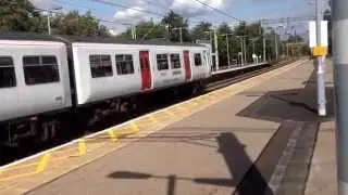 Class 317 bombardier demonstrator at Harlow town