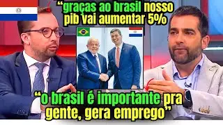 PARAGUAIOS COMEMORAM INVESTIMENTOS DO BRASIL 