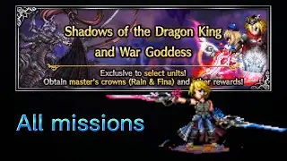 [FFBE] - Rain & Fina Silver Crowns (All missions)